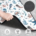 thumbnail image 3 of Honeii Undersea Animals Print Car Foot Mat Four-Piece Set - Front & Rear Universal Car Floor Mats for SUVs, Trucks, Sedans, 3 of 7