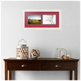 thumbnail image 2 of ArtToFrames Collage Photo Picture Frame with 2 - 5x7 Openings, Framed in White with Rouge and Black Mats (CDM-3966-53), 2 of 8