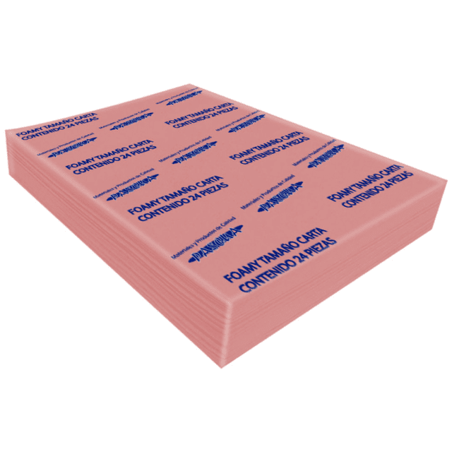 24 Pliegos lamina Foamy liso PASCUA fomi liso, goma eva para decoracion, manualidad tamaño carta