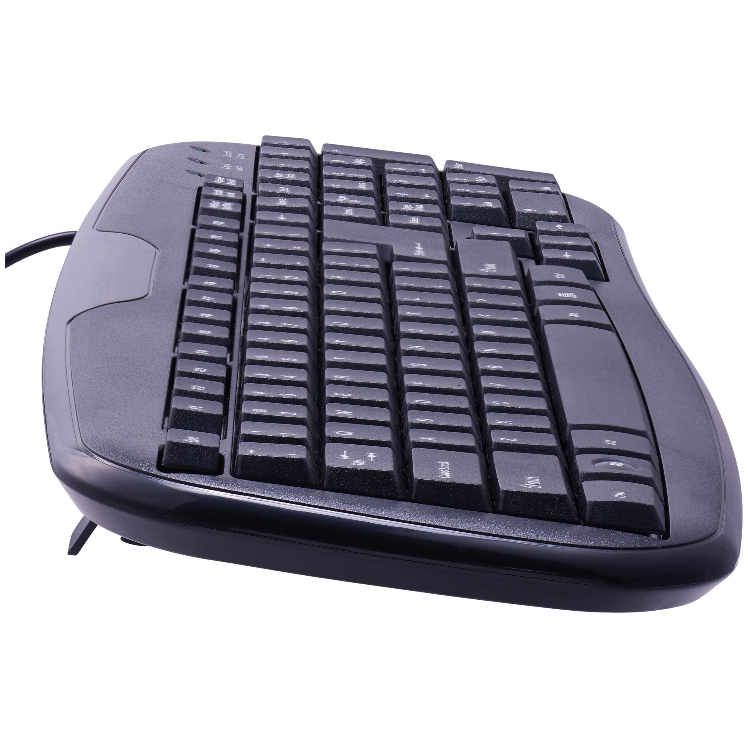 Onn Usb Connected Soft-Touch Wired Keyboard, Black - image 3 of 4
