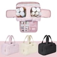 thumbnail image 1 of Xihbxyly Bolsa de Viaje de Gran Capacidad, Organizador de Maquillaje Impermeable, Diseño con Separación de Ropa Seca y Húmeda, Tela Suave y Ligera, Almacenamiento Compacto para Viajes, Neceser para C, 1 of 2
