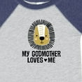 thumbnail image 4 of Inktastic My Godmother Loves Me Godson Lion Boys Baby Bodysuit, 4 of 5