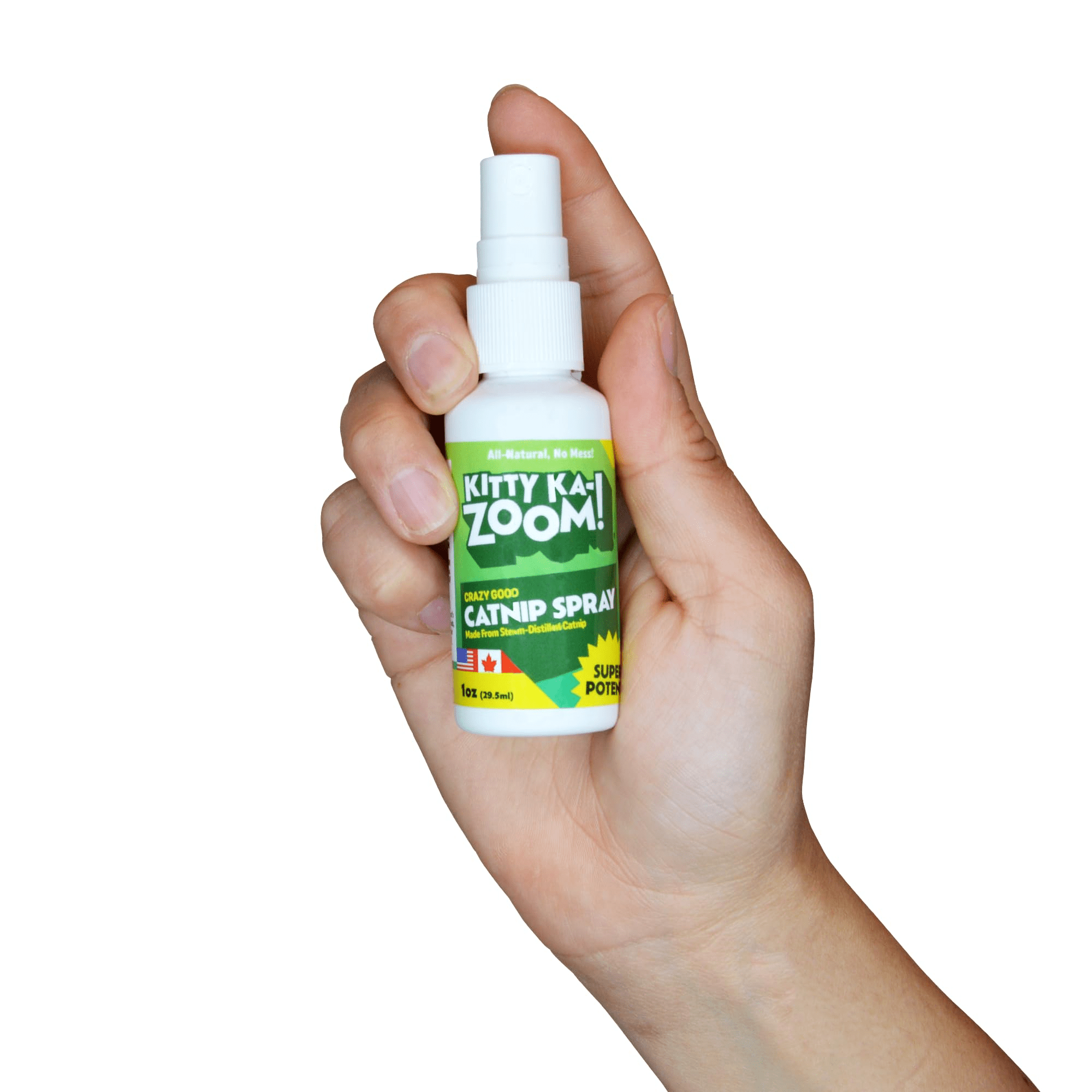 Kitty Ka-Zoom High Potency Catnip Spray for Cats, 1 oz