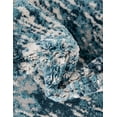 thumbnail image 4 of Unique Loom Oasis Collection Area Rug - Wave (5' x 8' Oval Blue/Gray), 4 of 7