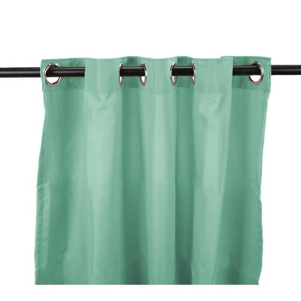Jordan Manufacturing 3VOC5484-1853Q 84 in. Indoor & Outdoor Curtain Panel - Tangerine & White