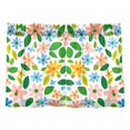 thumbnail image 7 of Yayeee Kitchen Curtains Tier Pair Light Filtering 27"x36" Rod Pocket Short Cafe Window Panel, Retro Blue Floral, 7 of 7