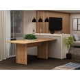 thumbnail image 6 of NoMad 67.91 Rustic Country Dining Set of 3 in Nature, 6 of 7