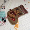 thumbnail image 4 of Calcetín navideño Bolsas de dulces Calcetines Bolsas de regalo Decoración navideña (Reno) Sywqhk Libre de BPA, 4 of 6