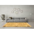 thumbnail image 3 of Ahgly Company Indoor Square Abstract Brown Modern Area Rugs, 7' Square, 3 of 4