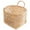 1888, variant on Quilted Fabric Storage Basket with Handles,Boho Foldable Floral Organizer Bin,Storage Basket Boho Fabric Large Collapsible Floral Laundry Nursery Hamper Portable Folding Storage for Clothes Toys