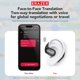 thumbnail image 5 of Auriculares de traducción ERAZER XT66PRO AI Bluetooth Plateados, 5 of 9