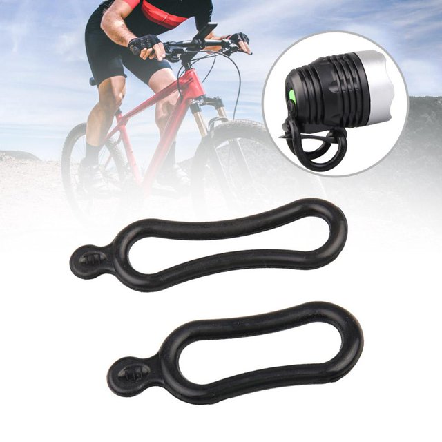 Correa para luz de bicicleta 10 pares de soporte para luz de bicicleta correa para manillar linterna banda de fijación Barbie Nuevos Originales