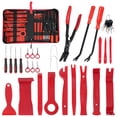 thumbnail image 1 of 38-Piece Red Plastic Car Interior & Audio Removal Kit - Includes Trim Tools, Clip Pullers, Stereo Extractors, Terminal Pin Removers, Sticker Scraper, Precision Picks & Hooks, U-Shaped Tools with, 1 of 6