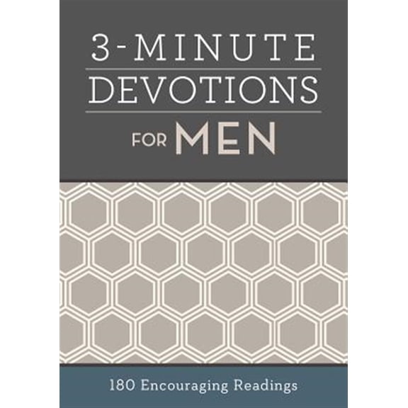 Pre-Owned 3-Minute Devotions for Men: 180 Encouraging Readings (Paperback) 1683222504 9781683222507