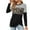 Black, variant on IROINNID On Sale Polyester Long Sleeve T Shirt for Women Cotton Shirts for Women Comfortable Summer Blouse Round Neck Printing Tops T-Shirt,Dark Gray