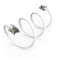 thumbnail image 3 of FireFold Cat5e Ethernet Patch Cable White 0.5ft with Gold Plated RJ45 Connectors – 350 MHz High Performance Patch Cord – 4 UTP 24 AWG Stranded Copper Pure Conductors with PVC Jacket, 3 of 3