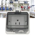 thumbnail image 4 of Socket, No Deformation Electrical Socket Sturdy US Standard Impact Resistance With Accessories For Outdoor For Office, 4 of 8