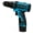 Blue / 12V/102PS, variant on Cordless Drill Electric Screwdriver Portable Power Tool With Battery Charger Dual Speed Adjustable Torque LED Work Light Household Home Outdoor Repair- Blue / 12V/No Accessories Included