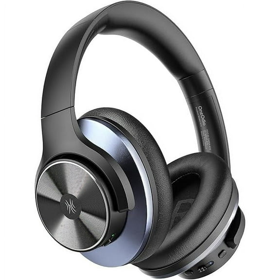 Hybrid Active Noise Cancelling Headphones, Wireless Over Ear Bluetooth Headphones, Hi-Res Audio Sound, 50H Long Playtime, Deep Bass, Wireless & Wired 2-in-1 Ideal for Travel Home Office