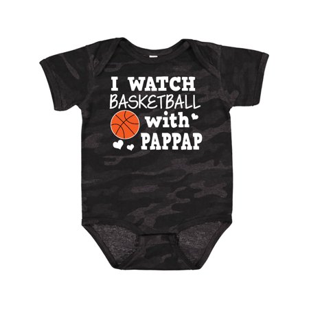 

Inktastic I Watch Basketball with Pappap Gift Baby Boy Bodysuit