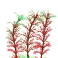 thumbnail image 5 of Unique Bargains 3 Pcs Aquarium Plants Decorations Artificial Aquatic Plant Red Green, 5 of 7