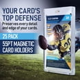 thumbnail image 4 of Premium Magnetic Card Holder (25 Pack) | 55PT Magnetic Card Holders for Trading Cards. Pro UV Card Protectors with Ultra Clear Design, One Touch Magnet Case for Trading and MTG Cards., 4 of 8