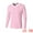Pink White, variant on Unique Bargains Men's Long Sleeve Pullover Top Crew Neck Striped T-Shirts 50 Blue and White