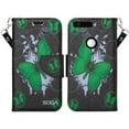thumbnail image 2 of SOGA Google Pixel XL Case, Google Pixel XL Wallet Case, [Pocketbook Series] Leather Magnetic Flip Design Wallet Case for Google Pixel XL - Green Butterfly, 2 of 4