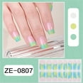 thumbnail image 4 of Gels Nails Strips Glittering Gels Nails Sticker French Tip Nails Art Sticker Nails Polish Wraps Waterproof Nails Sticker, 4 of 8