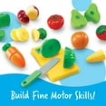 thumbnail image 3 of Learning Resources Pretend & Play Sliceable Fruits & Veggies - 23 Pieces, Boys and Girls Ages 3+, Food Play Set, Pretend Food For Toddlers, 3 of 6