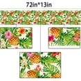 thumbnail image 3 of Linen Summer Pineapple Table Runner Tropical Hawaiian Luau Indoor Outdoor Party Table Cover Decoration Home Kitchen Dining Room (13" x 72"), 3 of 5