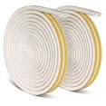 thumbnail image 1 of Self-Adhesive Windproof Seal Door Exclusion Gap Filling 1200 x 1.5 x 0.6 Cm White Durable Adhesiveness 2Pack, 1 of 3