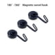 thumbnail image 3 of Colgador acoplable bufanda llaves gancho de almacenamiento Metal cocina baño titular DIY organizador refrigerador giratorio ahorro de espacio Cocina y Comedor Rotación de 360 ​​° de plata Toystoory HA070988-04, 3 of 6