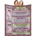 thumbnail image 1 of LHSHID Best Friend Birthday Gifts Blanket Flannel Soft and Comfortable Anti static Bed Sofa Blanket 50x60in, 1 of 5