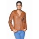thumbnail image 5 of Chaqueta Moto de Cuero con Zíper Cruzada (Mujer), 5 of 5