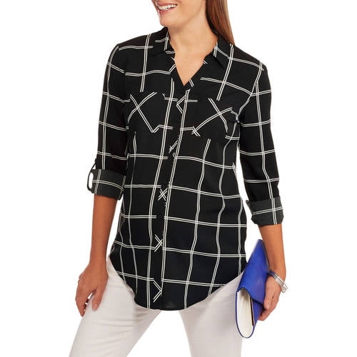 button up maternity shirt