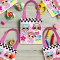 thumbnail image 4 of LOL Surprise Party Favor Bag Set – 12 Pack of 8" Goodie Bags for Kids Bulk Reusable Mini Totes | LOL Surprise Birthday Supplies for Girls, Kids, 4 of 5