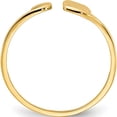 thumbnail image 2 of 14K Yellow Gold Polished Cat Adjustable Cuff Ring (Size 7) Made In Turkey r639, 2 of 5