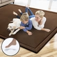 thumbnail image 1 of Microdry Memory Foam Luxury Area Rug, 4x6', Brown, 1 of 10