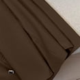 thumbnail image 7 of VBVC Women's Contrast Collar Double Breasted Blazer , Notch Lapel Work Coat For Women, Ladies' Long Sleeve Suit Jacket With Pockets, Coffee , XS-2XL, 7 of 7