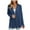 Dark Blue, variant on Fesfesfes Cardigan for Women Fashion Winter Solid Color Casual Long Sleeved Knitted Sweater Jacket Cardigan Top