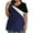New1/Navy, variant on Otvok Womens Casual V-Neck Solid Plus Size Short Sleeve Tops Blouse T-Shirt