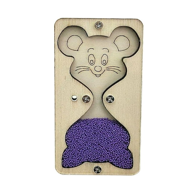 Accesorios para tableros de actividades Reloj de arena Juego de cognición de habilidades motoras básicas para niños Violeta