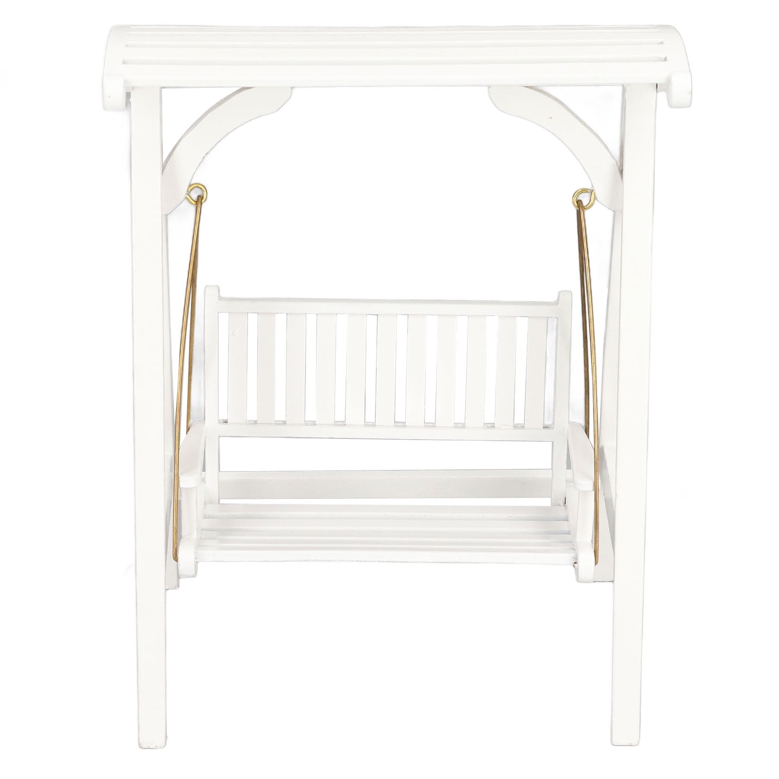 Dollhouse Swing Chair, Doll House Swing Furniture White Birch Metal 1
