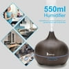 Semfri 550mL Cool Mist Humidifier for Home,Suitable for Bedroom, Whole Home, Quiet for Babies, Kids - Easy to Clean & Fill