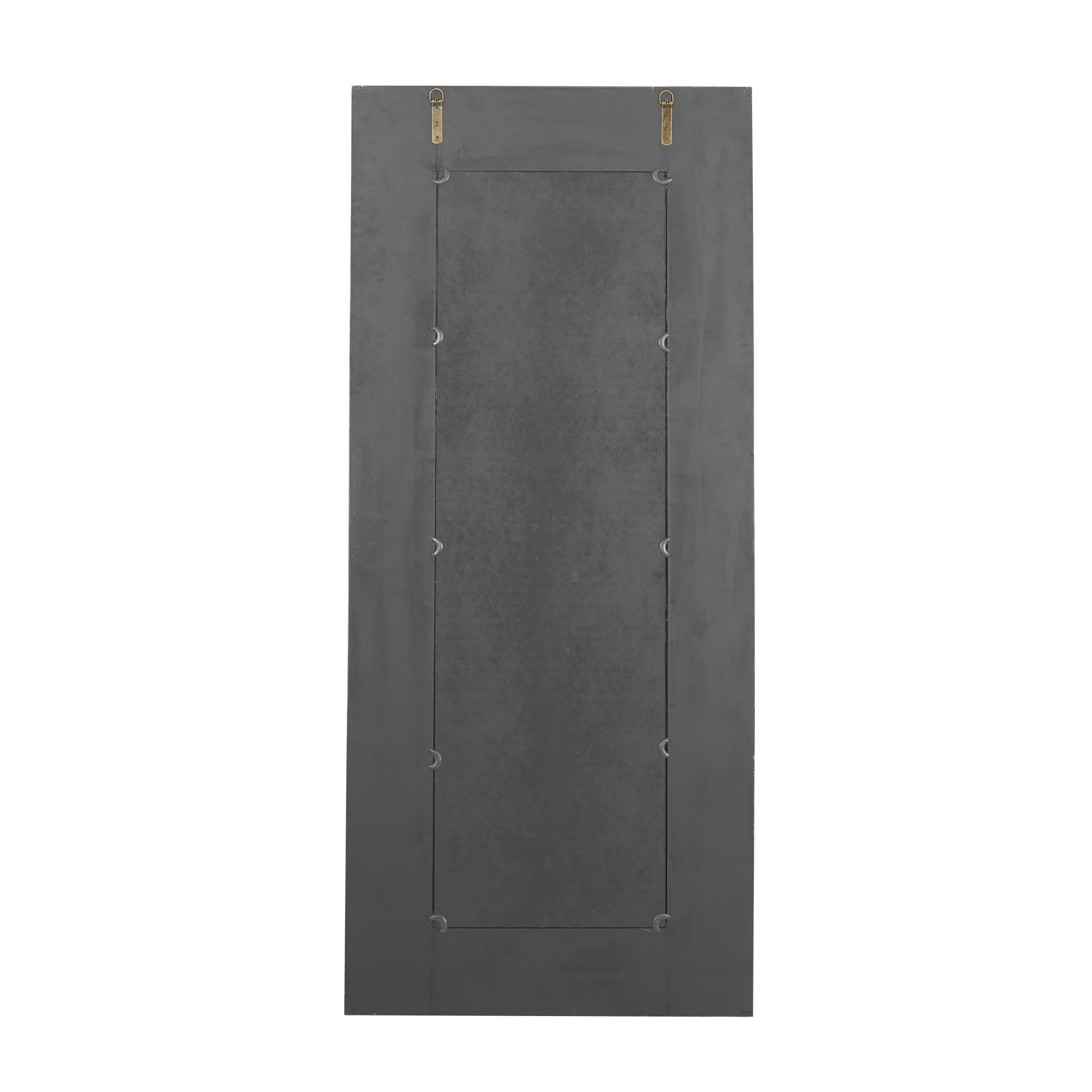 DecMode 26" x 59" White Wall Mirror