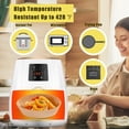 thumbnail image 4 of Non-Stick Air Fryer Liners, Heat Proof Convenient To Use Waterproof For Air Fryer, Oven, Microwave (6.3"), 4 of 5