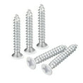 thumbnail image 1 of Tornillos blancos ST3x20mm, tornillos autorroscantes, paquete de 50, tornillos de cabeza plana Phillips para trabajos en madera, 1 of 5