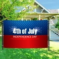 thumbnail image 6 of Utoimkio Memorial Day Backdrop Patriotic Holiday Flag Banner 4th of July Backdrop Decorations Independence Day Party Supplies for Home and Party,59×35 Inch, 6 of 7