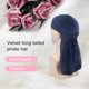 thumbnail image 4 of Minnieouse 6 uds. Velour Headwraps estilos bohemios durabilidad colores surtidos Color brillante sombrero de pirata estilo musulmán gorro de pelo Sombreros Armada, 4 of 5